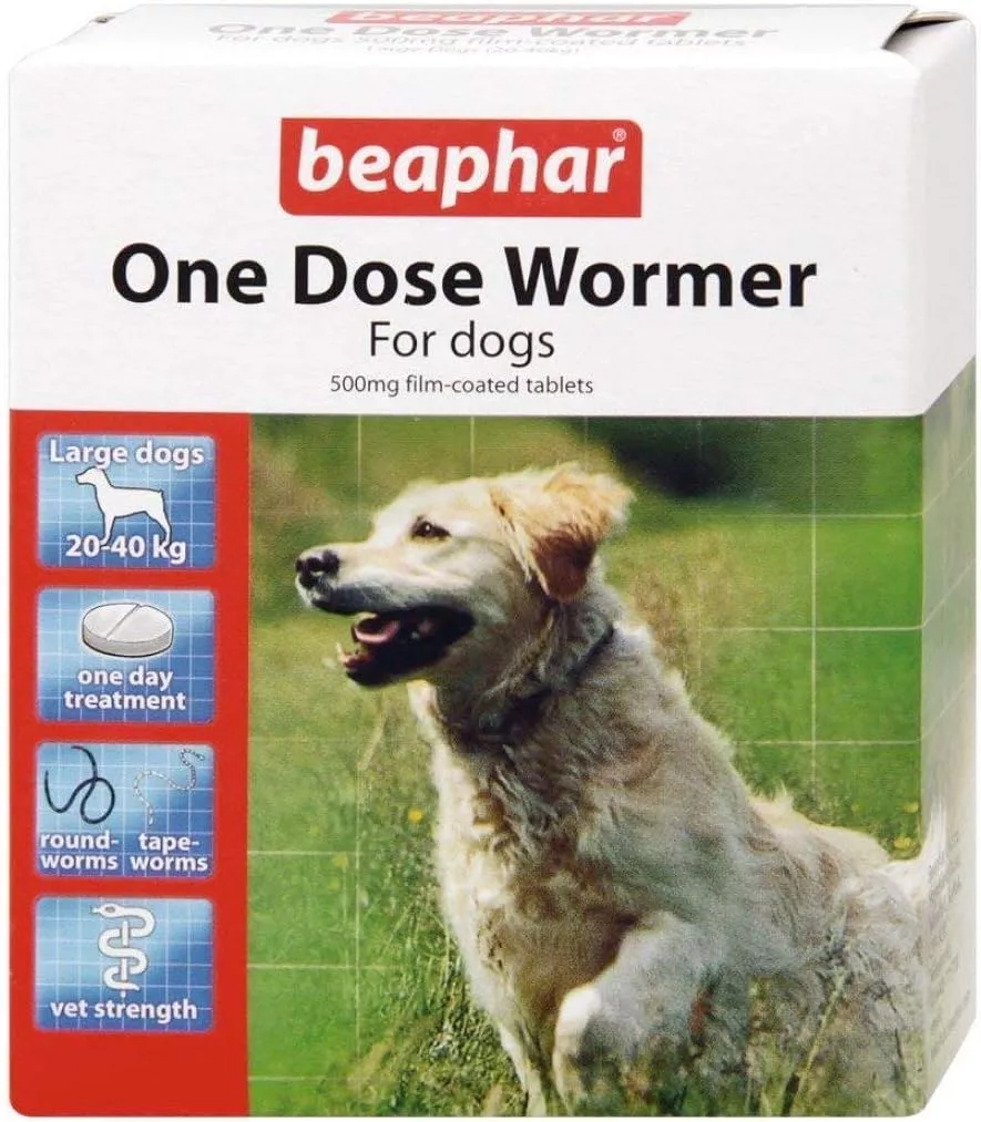 Beaphar One Dose Wormer Large Dog