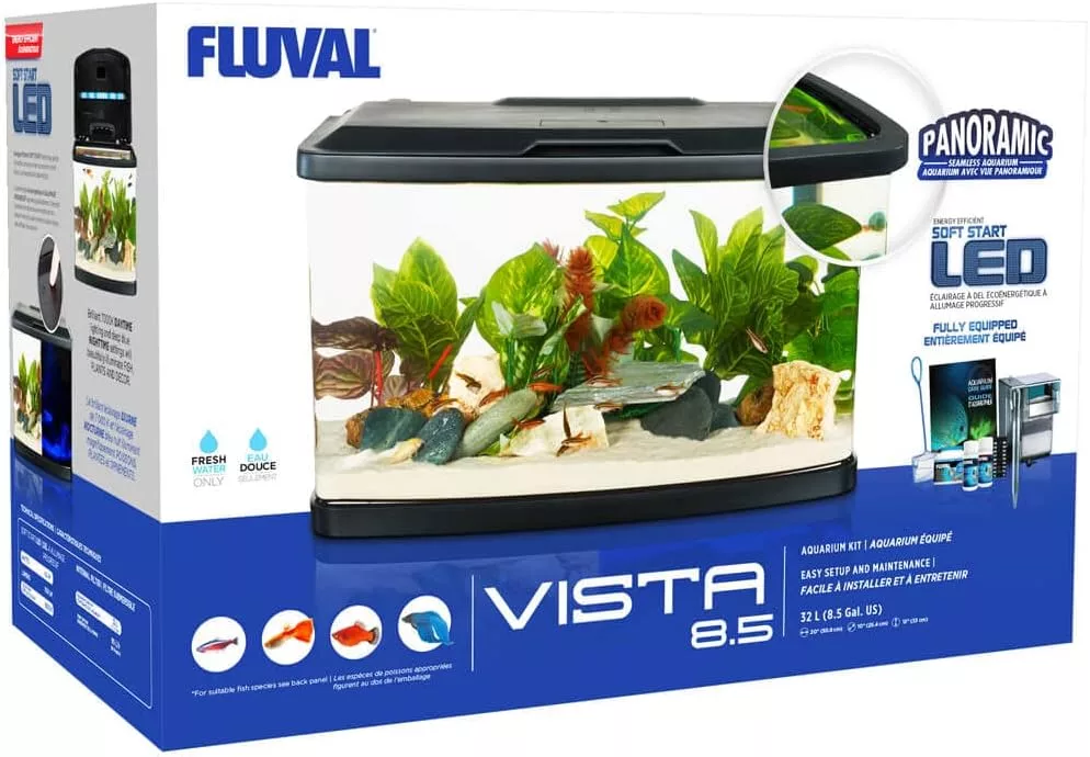 Fluval Vista Freshwater Aquarium Kit 8.5 Gallon 