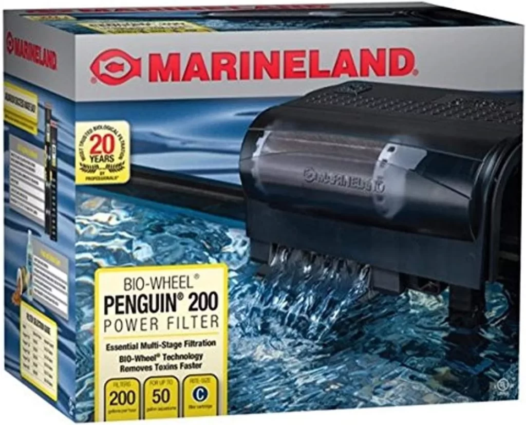MarineLand Penguin 200 Power Filter 200GPH (PF0200B) Black