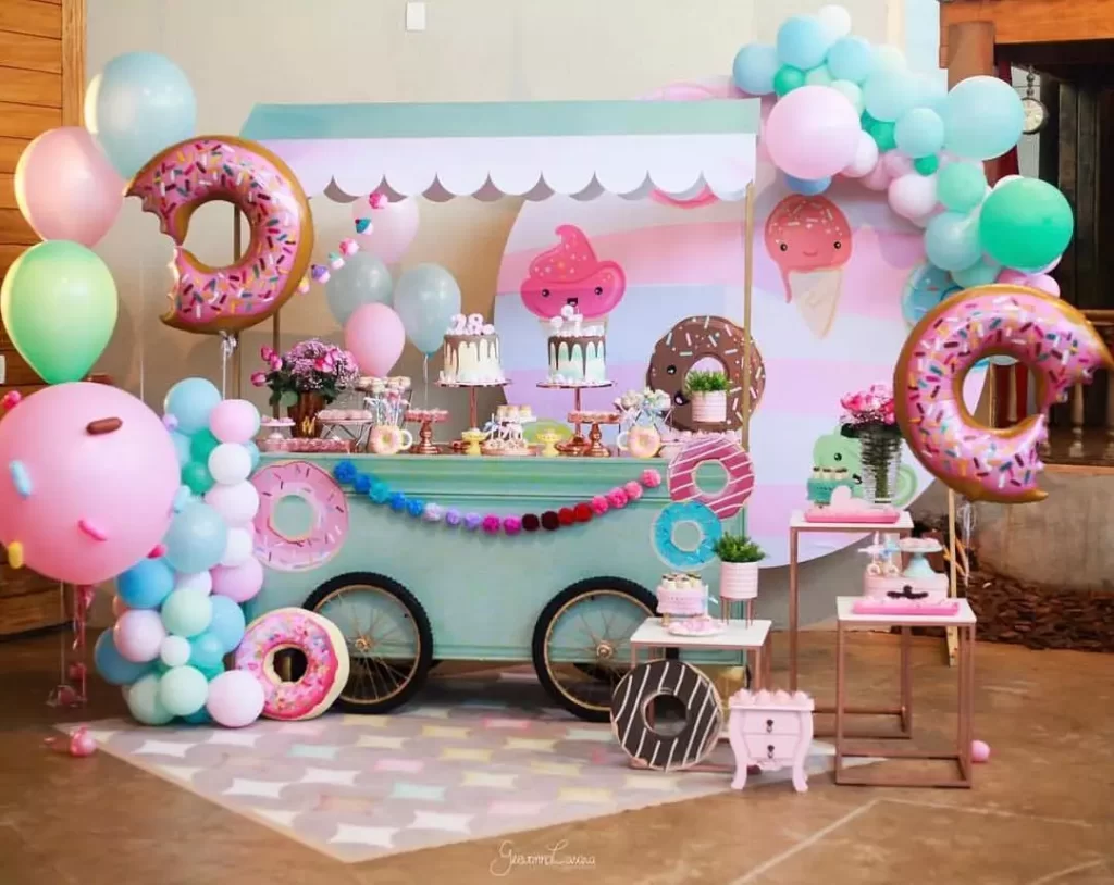 Donuts and Candy Land Themed Dog Party