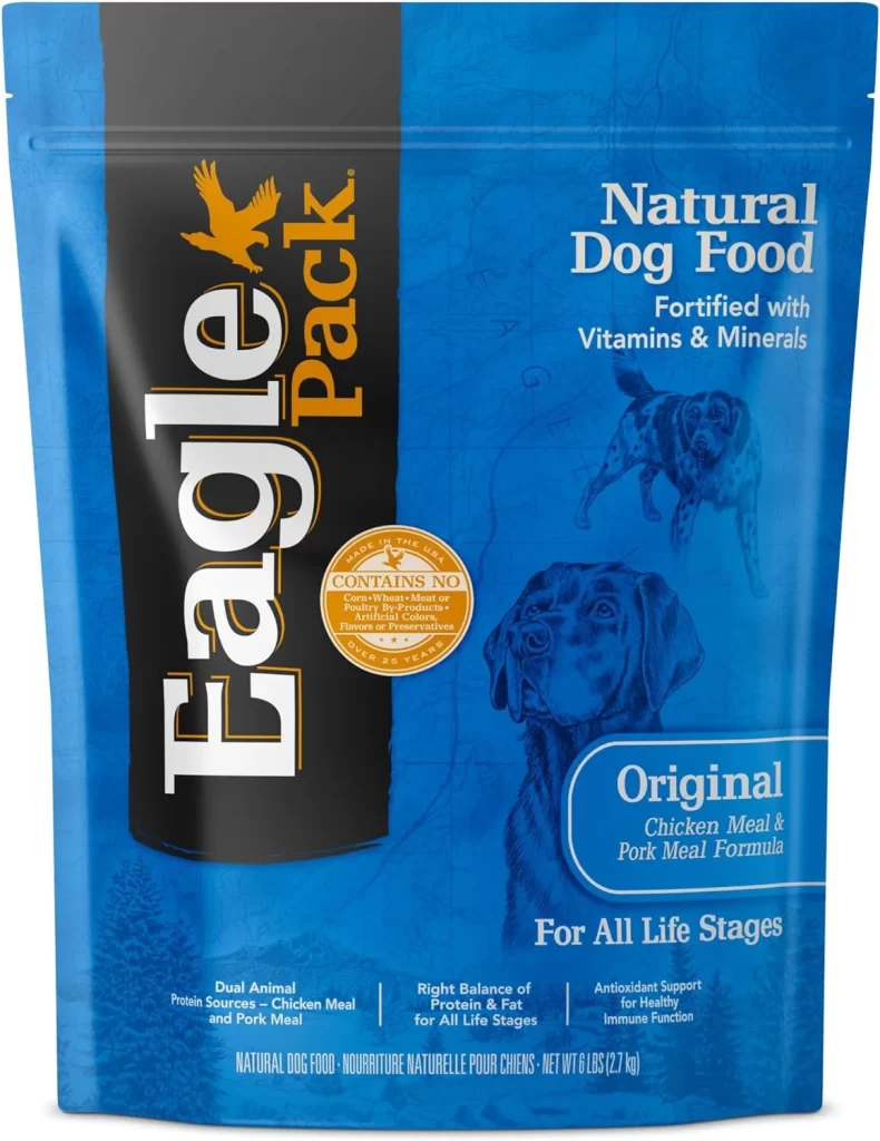 Eagle Pack Natural Dry Dog Food, Original Chicken & Pork, 6-Pound Bag