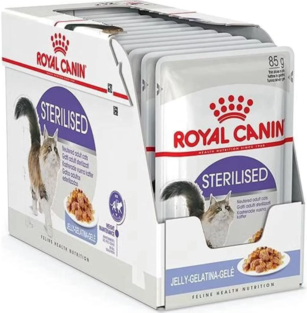 Royal Canin Sterilised Care in Jelly Adult Wet Cat Food 85g (Pack of 12)